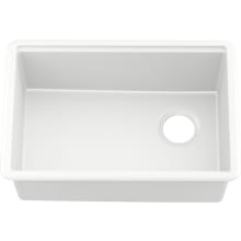 Billings 26-1/2" Undermount Single Basin Stone Composite Kitchen Sink with Basin Rack, Colander, Cutting Board and Drain Board