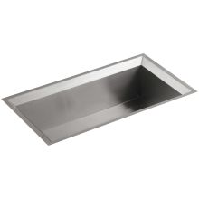 Poise 33" Single Basin Under-Mount 16-Gauge Stainless Steel Kitchen Sink with SilentShield