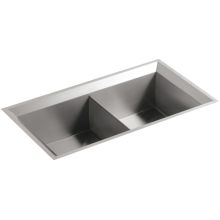 Poise 33" Double Basin Under-Mount 16-Gauge Stainless Steel Kitchen Sink with SilentShield