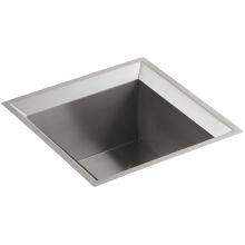 Poise 18" Single Basin Under-Mount 16-Gauge Stainless Steel Kitchen Sink with SilentShield Sound Absorption Technology
