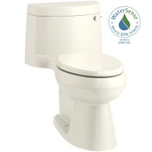 Cimarron 1.28 GPF Elongated One-Piece Comfort Height Toilet with Right Hand Trip Lever and AquaPiston Flush Technology - Seat Included