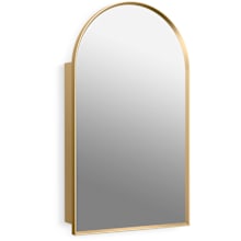 Verdera 20" x 34" Framed Arched Single Door Medicine Cabinet