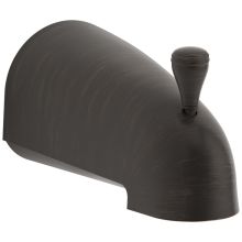 Classic 4-7/16 Inch Diverter Wall Mounted Tub Spout with Slip-Fit Connection from Devonshire Collection