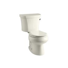1.28 GPF Two-Piece Round Toilet with 14" Rough In, Right Hand Trip Lever and Insuliner from the Wellworth Collection