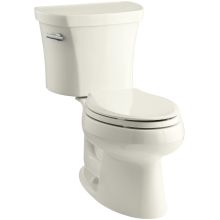 Wellworth 1.28 GPF Two-Piece Elongated Toilet with 14" Rough In and Left-Hand Trip Lever - Seat Not Included