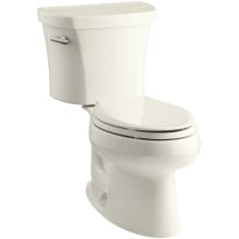 1.28 GPF Two-Piece Elongated Toilet with 14" Rough In, Insuliner and Tank Locks from the Wellworth Collection