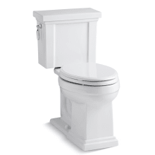 Tresham 1.28 GPF Two-Piece Elongated Comfort Height Toilet with AquaPiston Technology - Seat Not Included