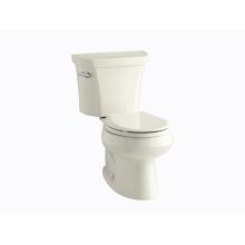 1.28 GPF Two-Piece Round Toilet with 12" Rough In and Tank Locks from the Wellworth Collection