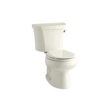 1.28 GPF Two-Piece Round Toilet with 12" Rough In, Right Hand Trip Lever and Insuliner from the Wellworth Collection