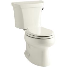 Wellworth 1.28 GPF Two-Piece Elongated Toilet with 12" Rough In, Right Hand Trip Lever and Insuliner