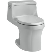 San Souci 1.28 GPF One-Piece Round-Front Toilet with AquaPiston Technology - Seat Included