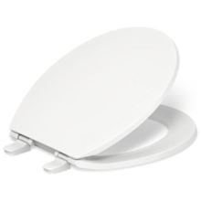 Brevia Q2 Round Closed-Front Toilet Seat with Quick-Release and Quick-Attach Hinges
