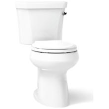 Highline 1.28 GPF Two Piece Round Chair Height Toilet with Right Hand Lever - Less Seat