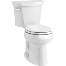 Highline 1.28 GPF Two Piece Round Chair Height Toilet with Left Hand Lever - Less Seat