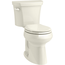 Highline 1.28 GPF Two Piece Round Chair Height Toilet with Left Hand Lever - Less Seat
