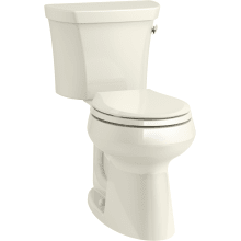 Highline 1.28 GPF Two Piece Round Chair Height Toilet with Right Hand Lever and Insulated Tank - Less Seat