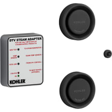 DTV+ Tandem Steam Adapter Kit with Two Steam Heads with Aromatherapy Reservoirs