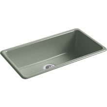 Iron/Tones 33" Drop In Single Basin Cast Iron Kitchen Sink