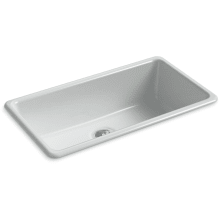Iron/Tones 33" Drop In Single Basin Cast Iron Kitchen Sink