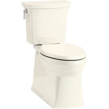 Corbelle 1.28 GPF Two-Piece Elongated Comfort Height Toilet with ContinuousClean and Revolution 360 Flushing Technologies and Left-Hand Trip Lever
