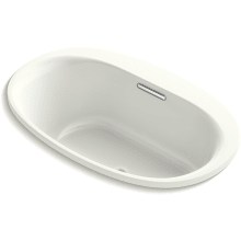 Underscore 60" Drop-In Soaking Bathtub with Center Drain and VibrAcoustic Technology