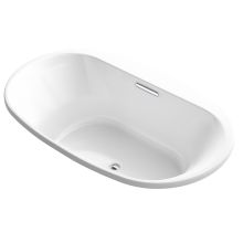 Underscore 72" Drop-In Soaking Bathtub with Center Drain and VibrAcoustic Technology