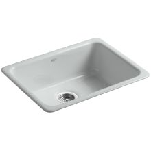 Iron/Tones 24-1/4" Undermount Single Basin Cast Iron Kitchen Sink