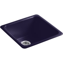 Iron/Tones 20-7/8" Drop In Single Basin Cast Iron Kitchen Sink