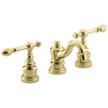 IV Georges Brass Widespread Bathroom Faucet with Ultra-Glide Valve Technology - Free Metal Pop-Up Drain Assembly with purchase