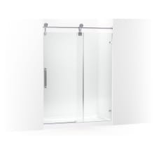 Artifacts 80-7/8" High x 59-1/4" Wide Sliding Frameless Tempered Glass Shower Door with CleanCoat+ Technology