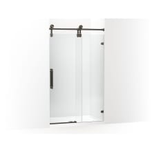 Artifacts 80-7/8" High x 47-1/4" Wide Sliding Frameless Tempered Glass Shower Door with CleanCoat+ Technology