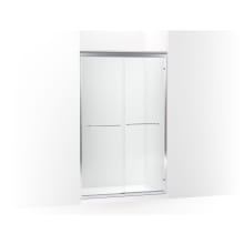 Fluence 75-11/16" High x 47-1/2" Wide Sliding Framed Shower Door with Clear Glass