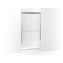 Fluence 75-11/16" High x 40" Wide Sliding Framed Shower Door with Clear Glass