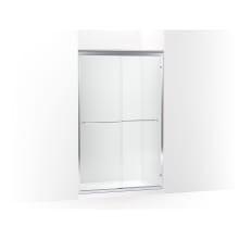 Fluence 75-11/16" High x 52" Wide Sliding Framed Shower Door with Clear Glass