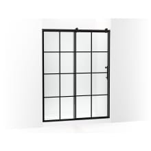 Rely 75-5/8" High x 26-1/4" Wide Sliding Framed Tempered Glass Shower Door with Controlled Close and CleanCoat+ Technologies