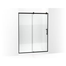 Rely 75-5/8" High x 59-5/8" Wide Sliding Semi Frameless Tempered Glass Shower Door with Controlled Close and CleanCoat+ Technologies