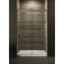 Levity 74" High x 47-5/8" Wide Bypass Semi Frameless Shower Door with Clear Glass