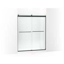 Levity 74" High x 59-5/8" Wide Bypass Frameless Shower Door with Clear Glass