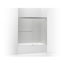 Revel Frameless Sliding 55-1/2" High x 59-5/8" Wide Sliding Shower Door with 1/4" Clear Glass and Reversible Opening