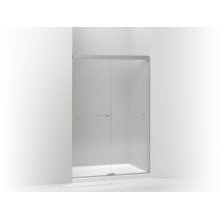 Revel 70" High x 47-5/8" Wide Sliding Semi Frameless Shower Door with Clear Glass