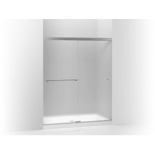 Revel Frameless Sliding 70"H x 59-5/8"W Shower Door with Frosted Glass