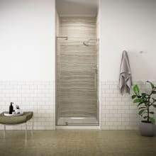 Revel 70"High x 31-1/8-36" Wide Pivot Frameless Shower Door with Clear Glass and CleanCoat