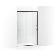 Elate 75-1/2" High x 47-5/8" Wide Sliding Semi Frameless Shower Door with Clear Glass