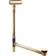 Clearflo 1-1/2" Toe-Tap Tub Drain Kit - with Brass Slotted Overflow