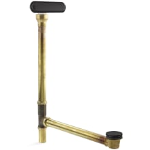 Clearflo 1-1/2" Toe-Tap Tub Drain Kit - with Brass Slotted Overflow