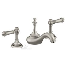 Artifacts Widespread Bathroom Faucet with Lever Handles - Free Metal Pop-Up Drain Assembly with purchase