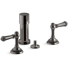 Artifacts Vertical Spray Bidet Faucet with Lever Handles