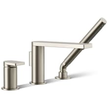 Composed Deck Mounted Roman Tub Filler with Built-In Diverter - Includes Hand Shower