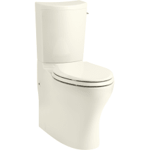 Persuade Curv 1.0 / 1.6 GPF Dual Flush Two Piece Elongated Chair Height Toilet with Hand Lever - Less Seat