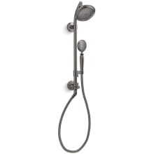 HydroRail-S 1.75 GPM Single Function Shower Head with MasterClean Technology - Included Handshower, Slide Bar, and Hose